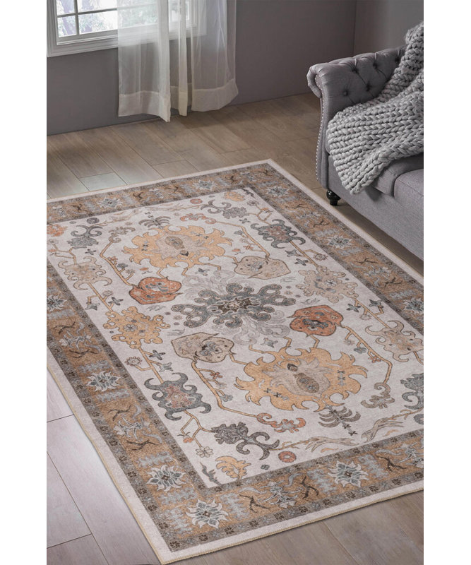 Tapis Caretta, Rectangle 4 pi 7 po x 6 pi 3 po