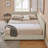Queen Size Velvet Upholstered Tufted Bed Frame, Sofa Bed Frame With Comfortable Backrest And Armrests, Queen Size Bed-1298707012