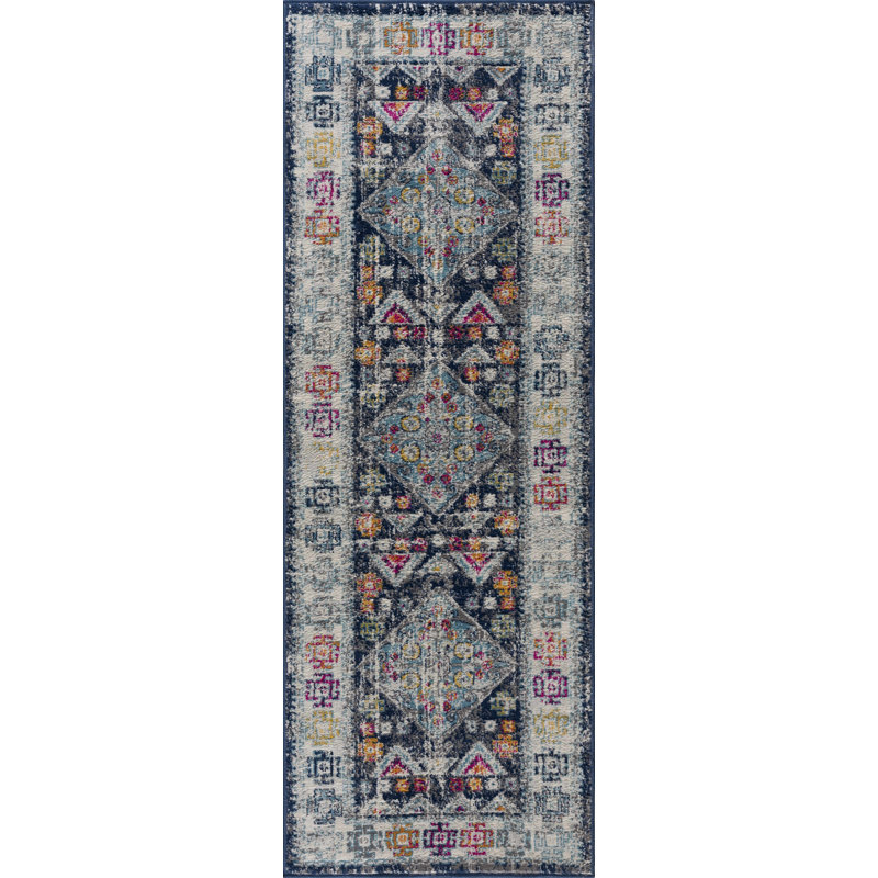 Cobien Oriental Indoor Rug, Runner 2'7" x 10'