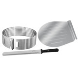 Frieling Zenker 3 Piece Layer Cake Slicing Kit Set