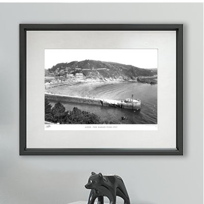 Looe, The Banjo Pier 1927 - Single Picture Frame Print
