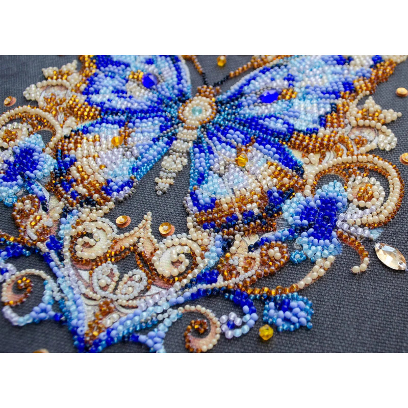  Ensemble de broderie de perles - saphir luxueux