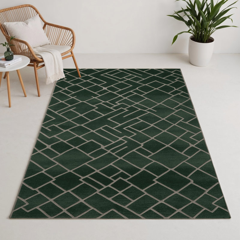 Tapis vert intérieur et extérieur Trellis, Rectangulaire 3 pi x 5 pi