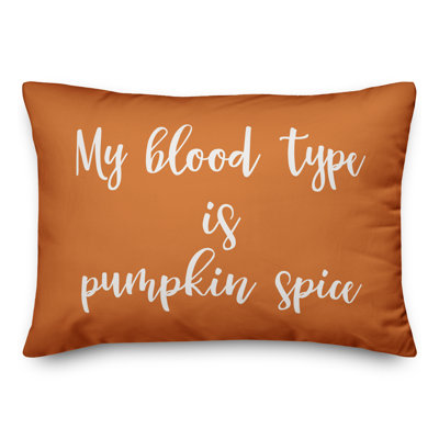  Coussin My My Type Is Is Pumpkin Spice