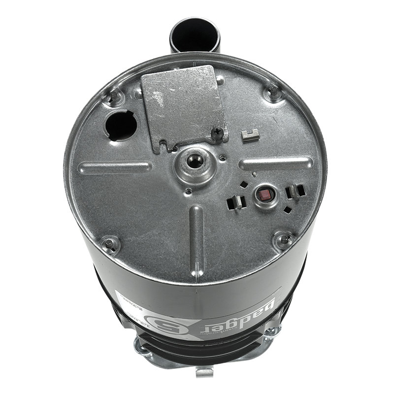 Badger Series 1/2 HP Continuous Feed Garbage Disposal in Gray Enamel