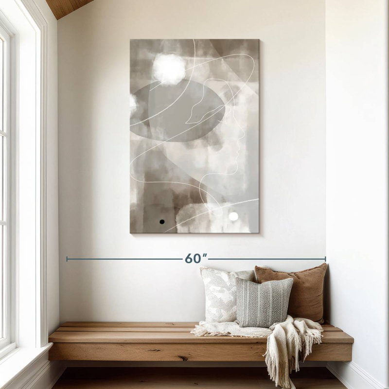 Leisha Abstract Sunshine, 45" H x 30" W