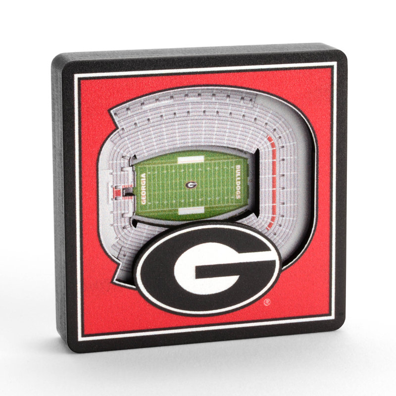 NCAA 3D StadiumView Magnets, NCAA Georgia Bulldogs