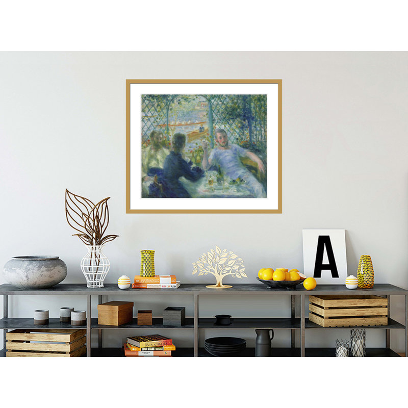 «The Rowers 'déjeuner» par Pierre-Auguste Renoir, impression giclée encadrée, H 33,5 po x l 38,95 po
