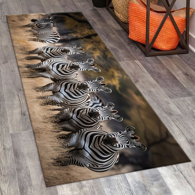 Handcrafted Floral Theme With Pile Soft Type Printed Rug Ideal for Enhancing Your Living Room or Bedroom Decor