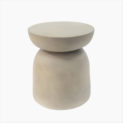 Table d'appoint d'extérieur, table de bout, table d'appoint avec plateau rond
