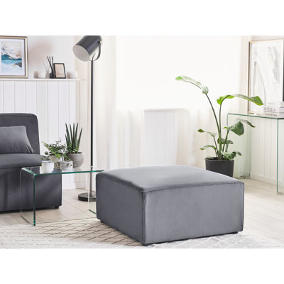 Basinger 83cm Wide Square Standard Ottoman
