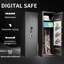 Fingerprint Electronic Safe For Home Guns - And , Quick Access, Detachable Partition, No Assembly, Expansive Capacity Use Electronic, Black