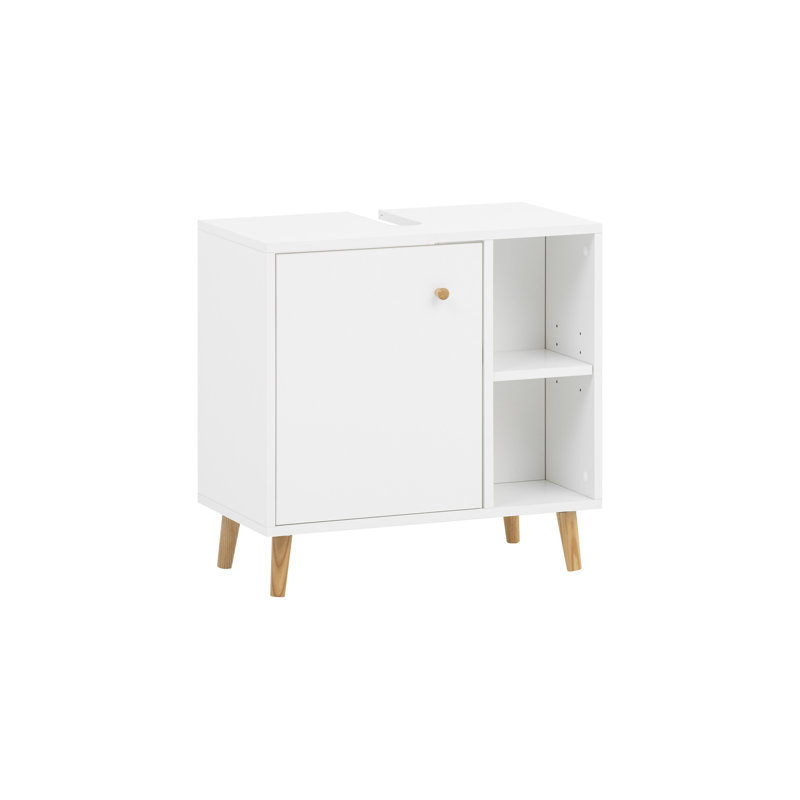 Ferris 60 x 113 cm Walden Freestanding Bathroom Cabinet, Mattweiss