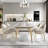 Luxury modern simple creative dining table sets-106325717