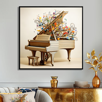 Jolle - Piano, art mural