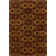 Rupec Brown/Red Abstract Area Rug