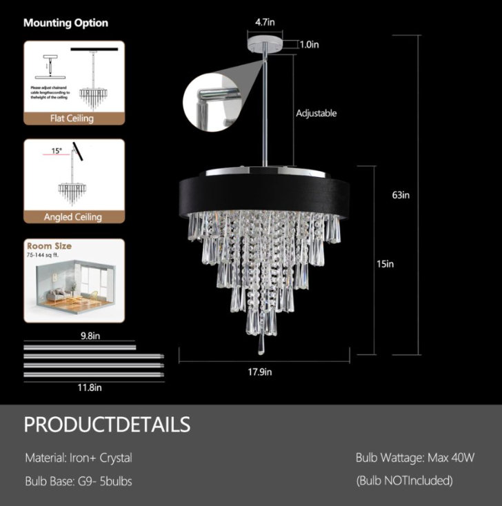 1 - Light Chandelier
