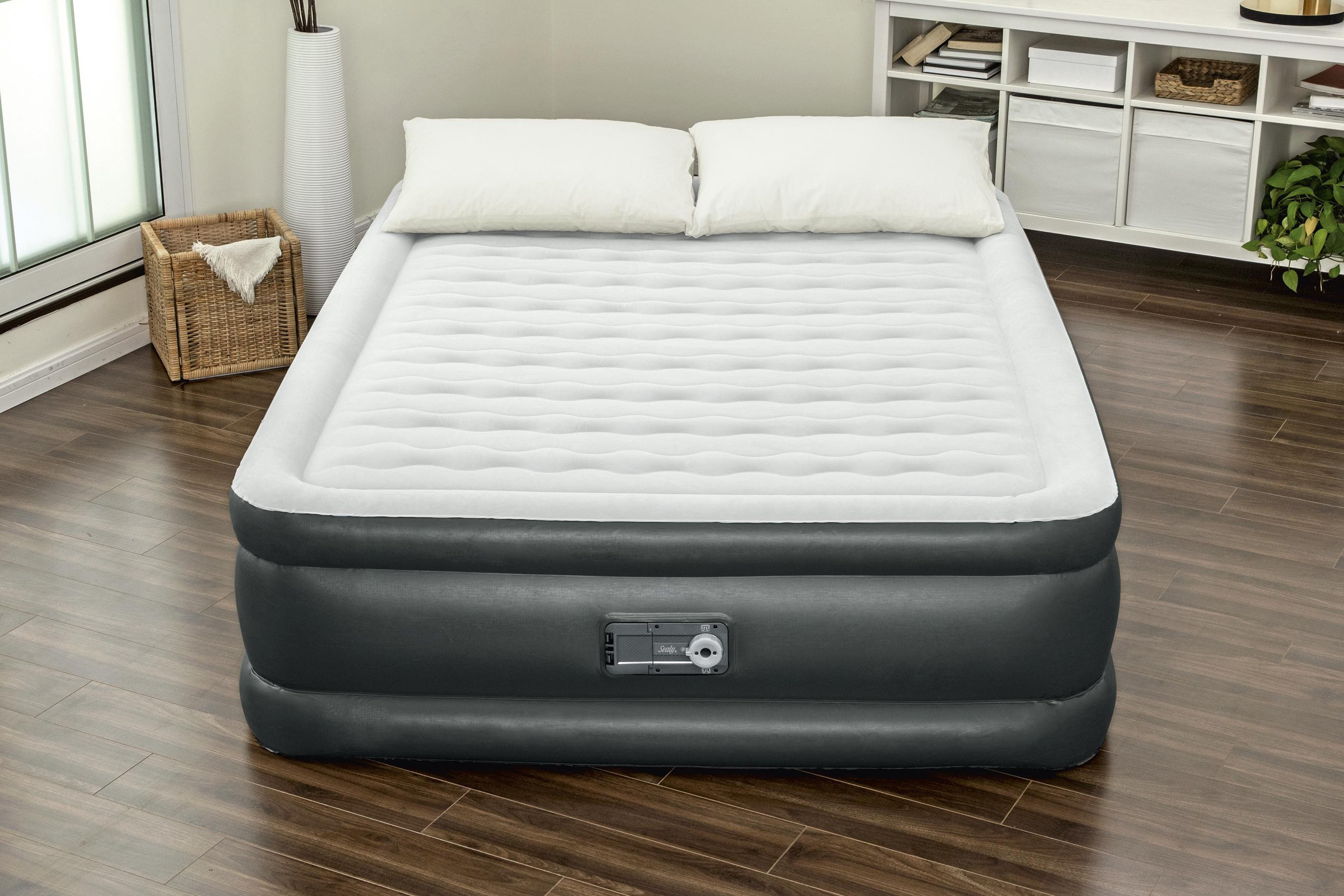 Bestway Sealy Tritech Inflatable Air Mattress Bed Queen 18 with Built-In  AC Pump & Bag & Reviews
