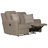 55.5" Dual Reclining Upholstered Loveseat with Accent Pillows-73230067-72273615