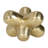 Decorative Metal Orb Object for Home Decor Display - Geometric Sculpture Accent for Office, Tabletop, or Living Room Decoration - Gold-547501287-547501282