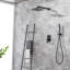 Système de douche mural complet à pression équilibrée avec corps de valve brut et garniture