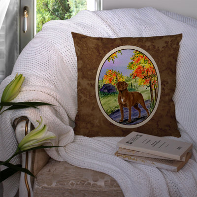 Outdoor Reversible Throw Pillow