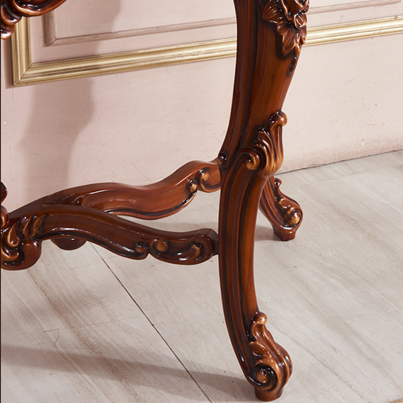 Console de style européen en bois massif.