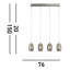 Ruari 4-Light Kitchen Island Chandelier-869676551