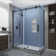 Langham XL 56" - 60" W x 32" D x  80" H Frameless Rectangle Shower Enclosure