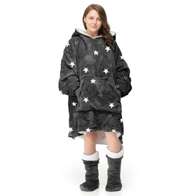Abhaki Junior Hoodie Stars Blanket