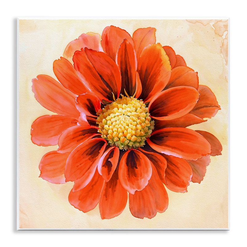 «Orange Dahlia Bloom» par Christine Zalewski