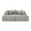 Canapé avec coussin moelleux et coussins-129067414