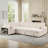 117" Modular Sectional Sofa With Storage Chaise, Pull-Out Bed, And Bookcase –  Corduroy Upholstery-121095279