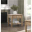Table basse en placage d'acacia naturel classique avec tiroir & amp; Tablette, peu encombrante pour le salon