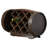 11 Bottle Solid Wood Tabletop Wine Bottle Rack in Natural