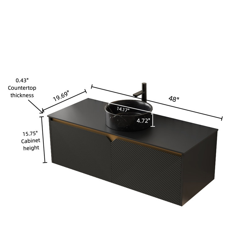 RUBEN 48" Bathroom Vanity&Sink