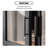 Black Solid Wood+Glass Display Cases