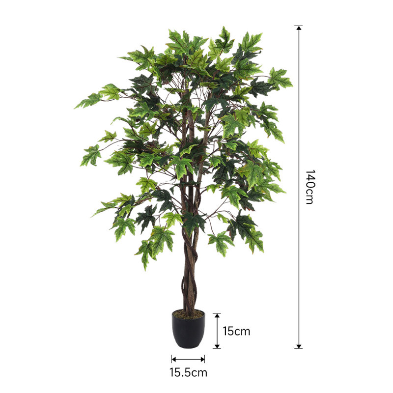 140cm Faux Maple Tree in Freestanding