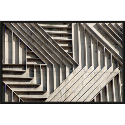 Light and Shadows' Framed Photographic Print on Glass