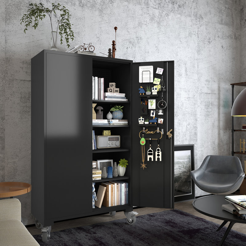 Armoire de rangement en métal