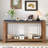 59.8'' Solid Wood Top Console Table-846319210