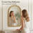 Marlowe 24X36 Arch Beaded Wall Mirror-137553140