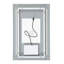 Miroir de salle de bain mural Luay-1201927599
