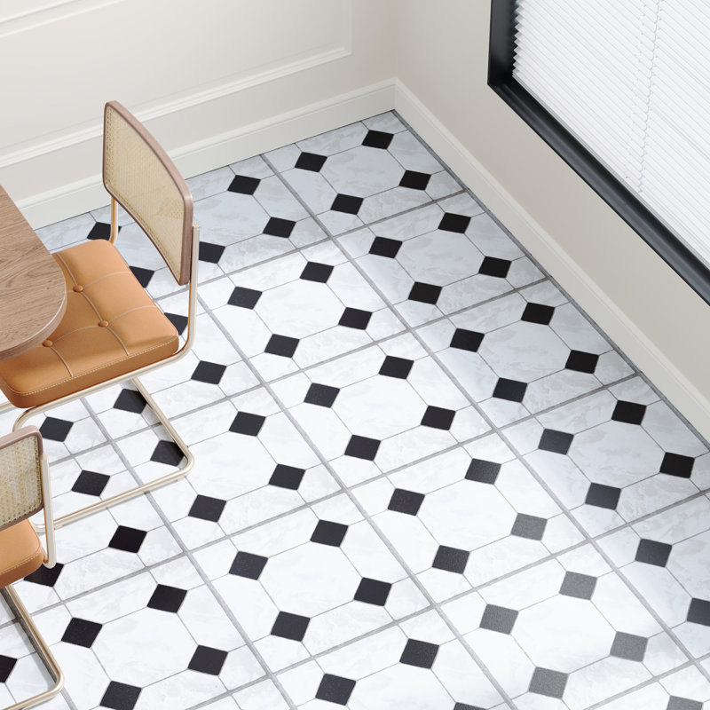 30Pcs Self-adhesive PVC Flooring Tiles Set
