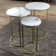 Naeyli 3 Piece Stackable Nesting Faux Marble Side Table Set For Living Room