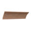 WM291 - Americraft Crown Solid Hardwood Moulding, 4"H x 3 1/2"P x 5 1/4"F x 96"L, Stain Grade Sapele Mahogany-96930671