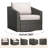 Tiaka 2-Person Swivel Outdoor Seating Group-300930568-300930569