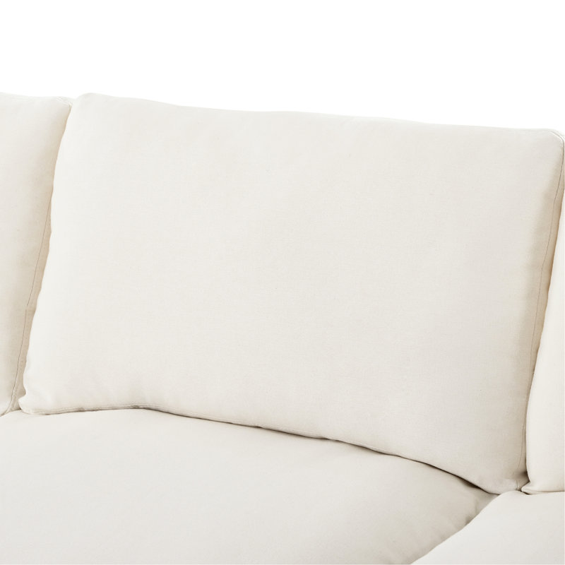 Canapé d'angle en forme de U avec 2 poufs amovibles, design de 128 pouces, matériau chenille pour une durabilité accrue, spacieux, idéal pour regarder des films