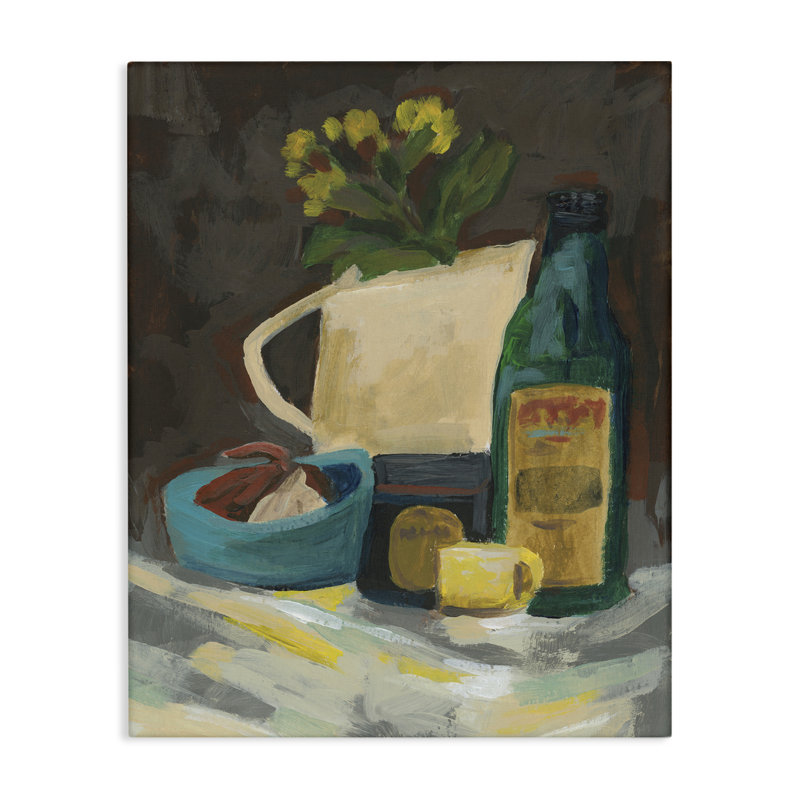 Impression sur toile, "Impression de nature morte" par June Erica Vess, H 48 po x l 36 po
