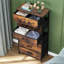 Commode 7 tiroirs 23,22 po, brun rustique-936293145
